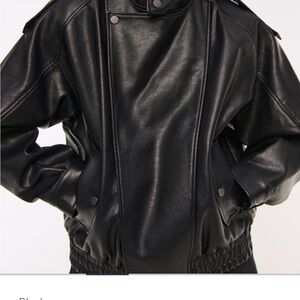 Abercrombie & Fitch Black Bomber Jacket
